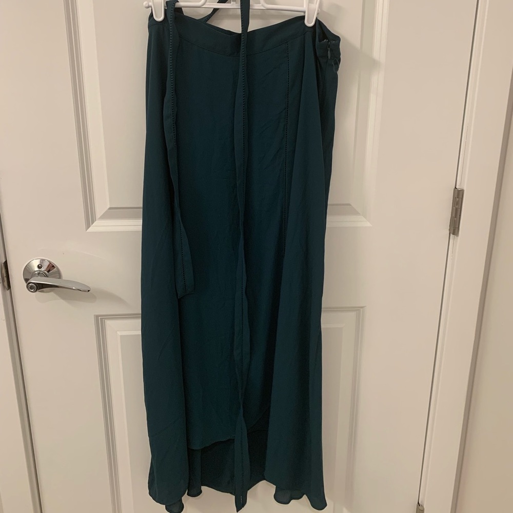 White House Black Market green skirt